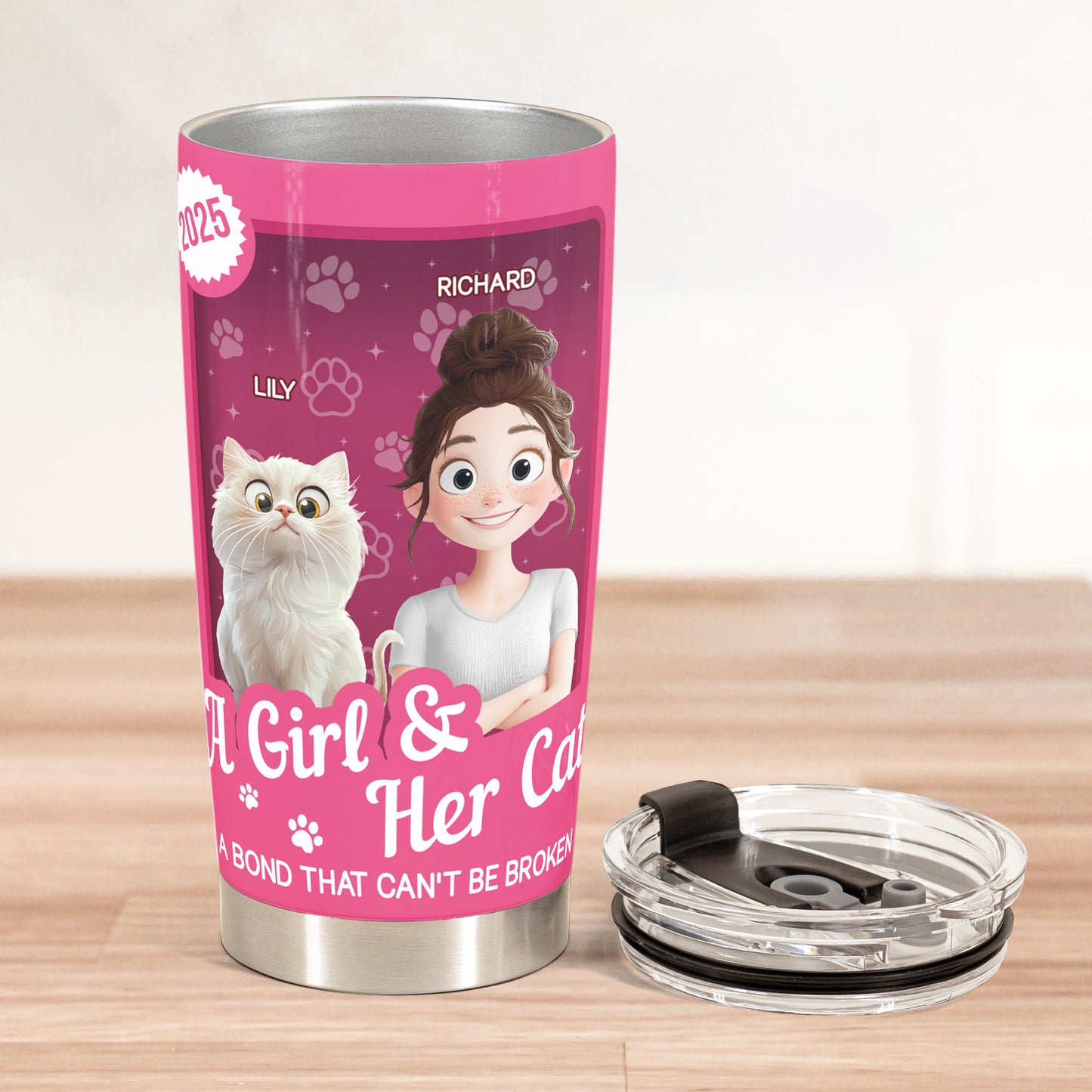 Cat Lover Toy Box - Personalized Tumbler Cup