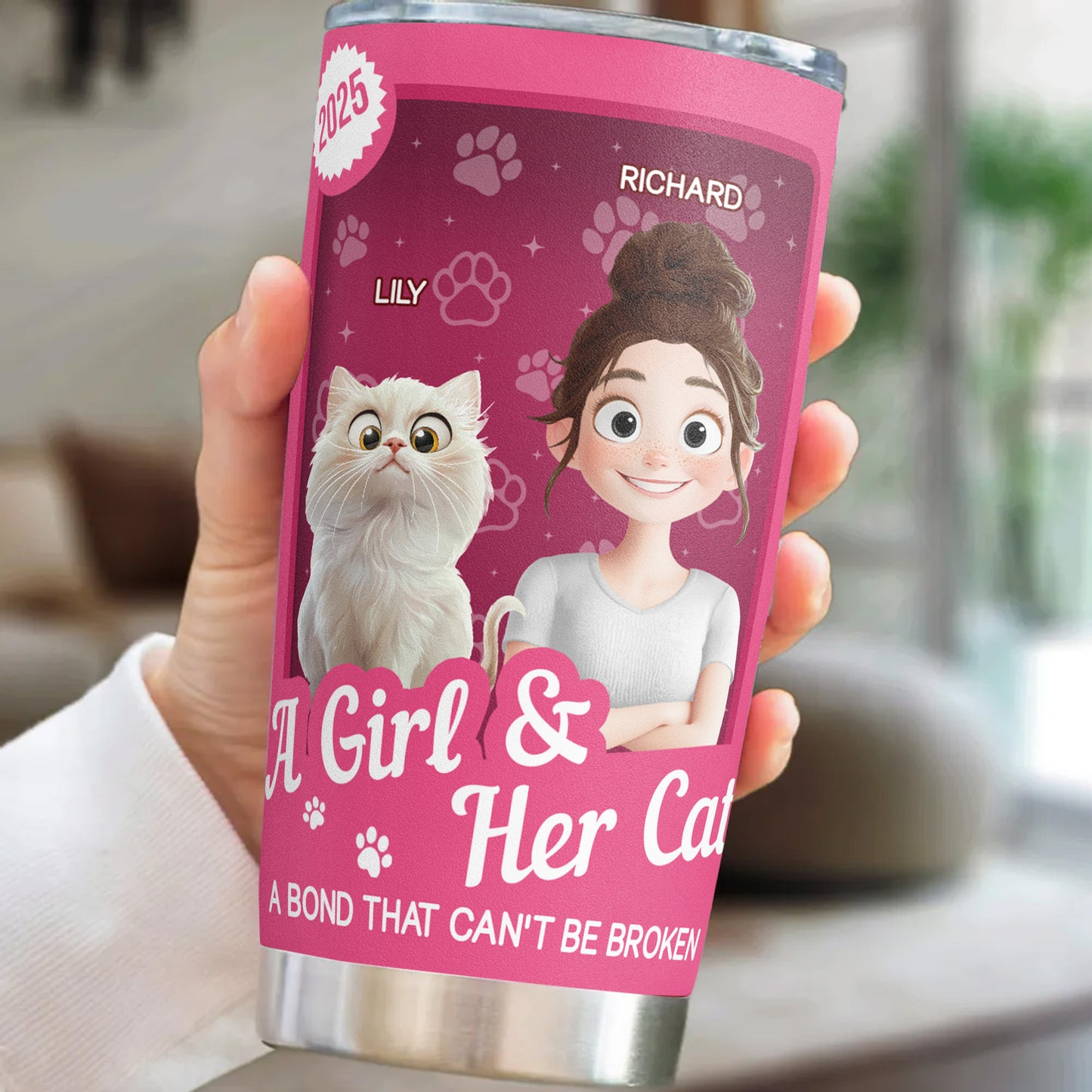 Cat Lover Toy Box - Personalized Tumbler Cup