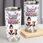 Cat Mom New Cartoon Cat - Personalized Tumbler Cup