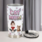 Cat Mom New Cartoon Cat - Personalized Tumbler Cup