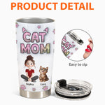 Cat Mom New Cartoon Cat - Personalized Tumbler Cup