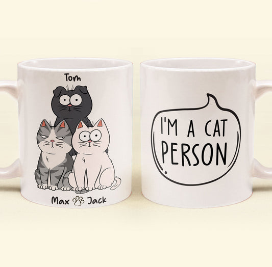 Cat Person - Personalized Mug