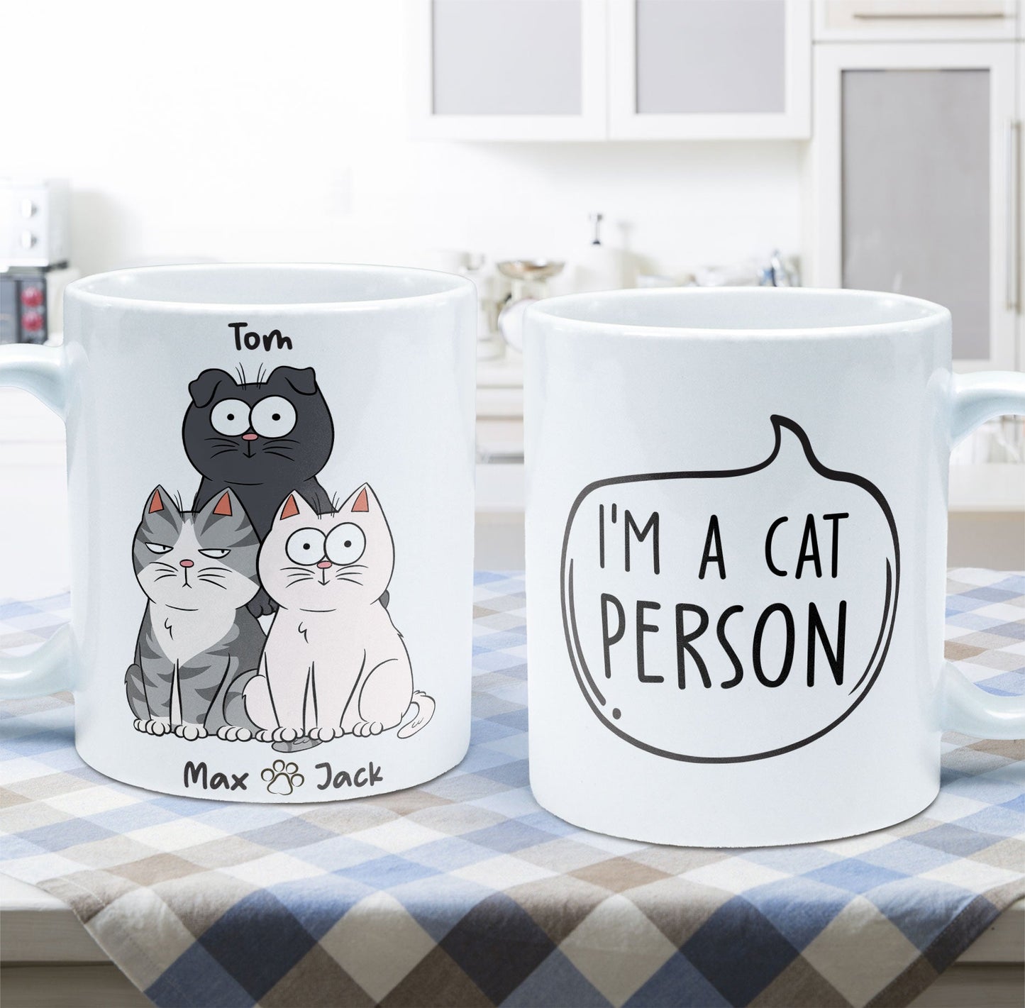 Cat Person - Personalized Mug