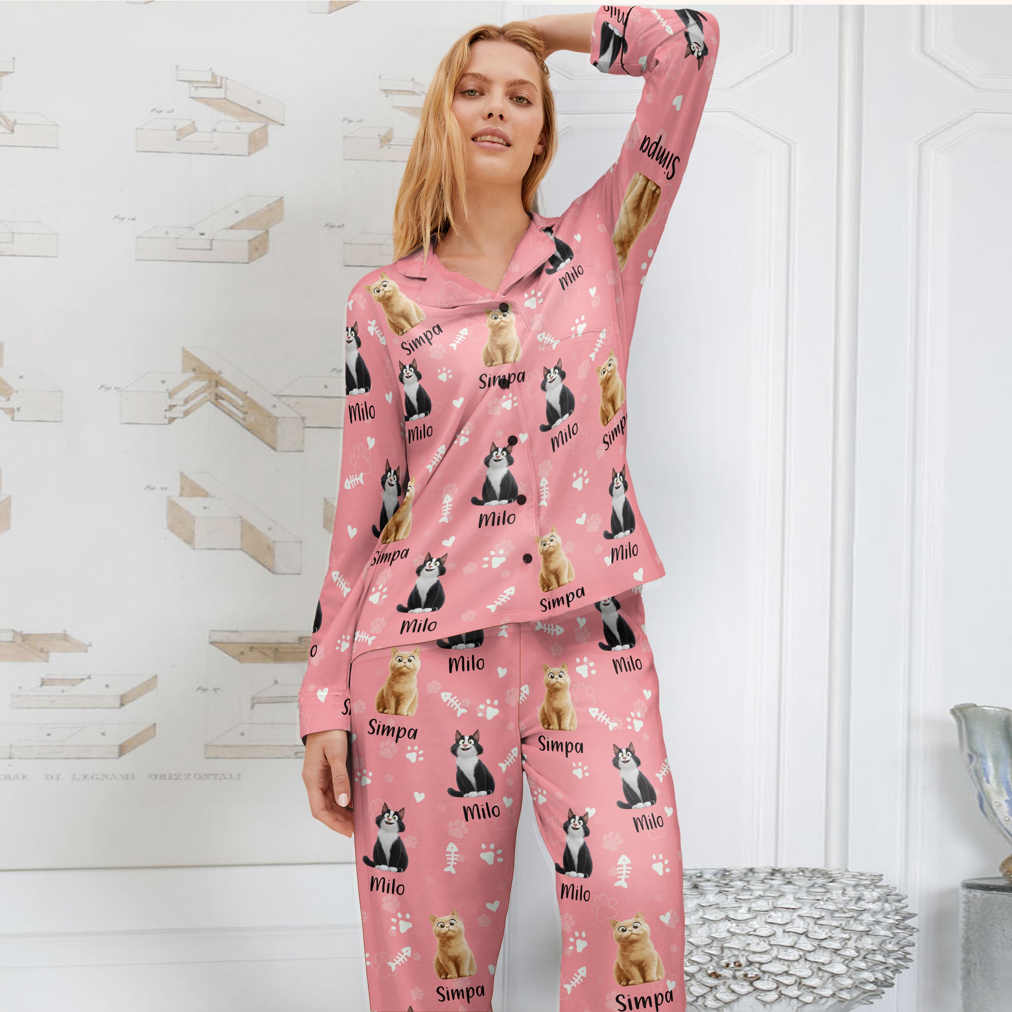 #Catmom - Personalized Women's Pajamas Set