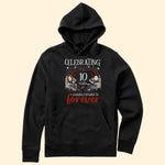 Celebrating & Looking Forward To Forever - Personalized Matching Couple Shirts