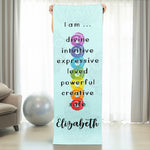 Chaka Meditation Gift For Yoga Lover - Personalized Yoga Mat