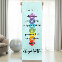 Chaka Meditation Gift For Yoga Lover - Personalized Yoga Mat