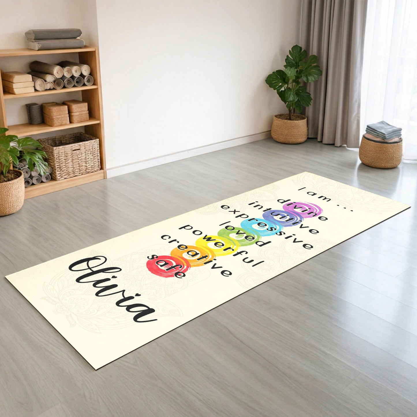 Chaka Meditation Gift For Yoga Lover - Personalized Yoga Mat