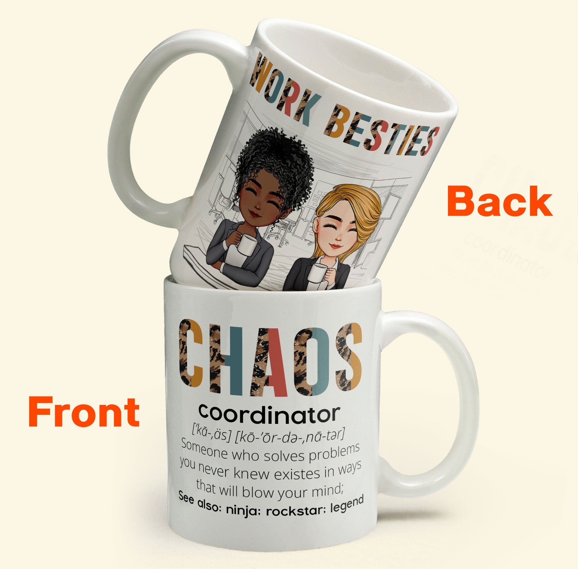 Emotional Support Coworker - Personalized Mug – Macorner