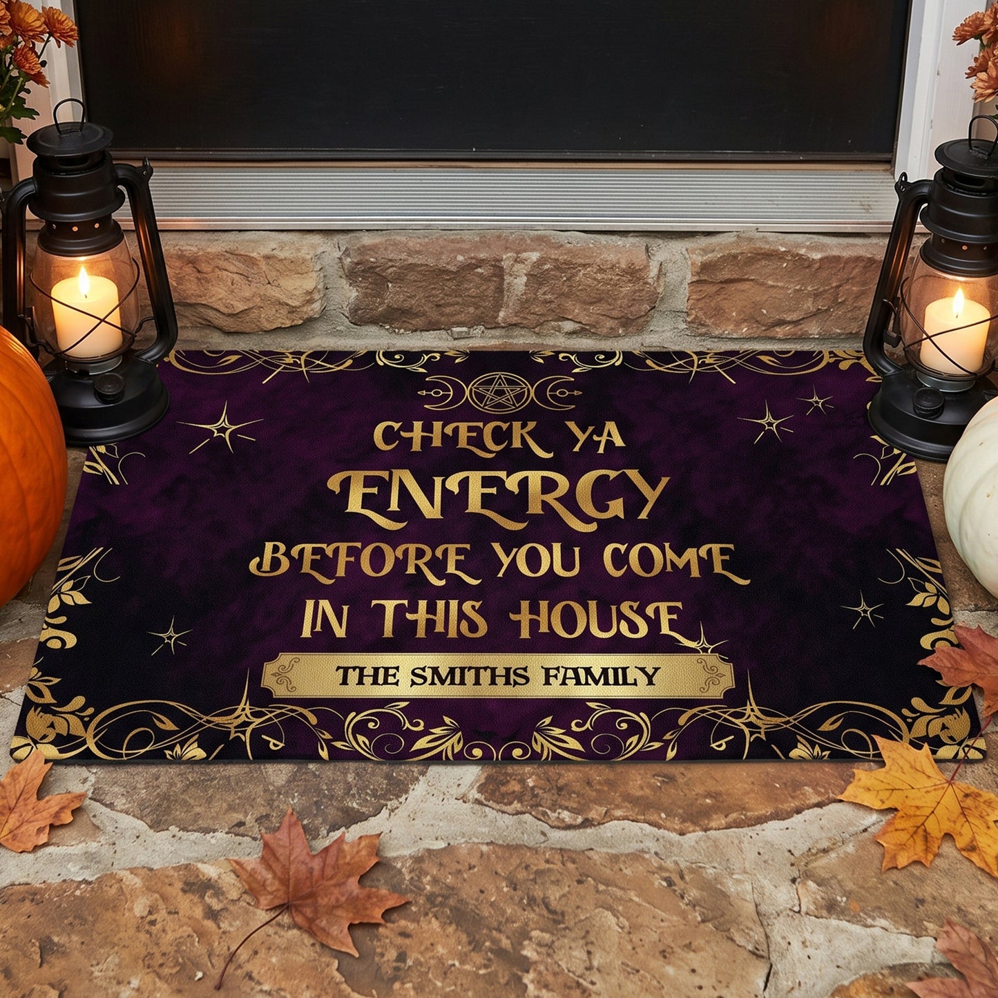 Check-Ya-Energy-Before-You-Come-In-This-House--Personalized-Doormat3