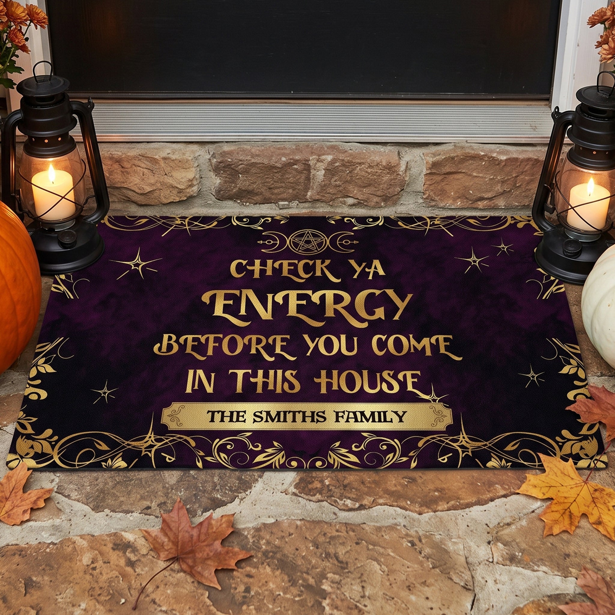 Check-Ya-Energy-Before-You-Come-In-This-House--Personalized-Doormat3