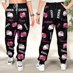Cheerleader Custom Name, Color - Personalized Sweatpants - Lounge Pants  With Pockets, Custom Pajama Pants, Jogger Sweatpants, Gift For Her