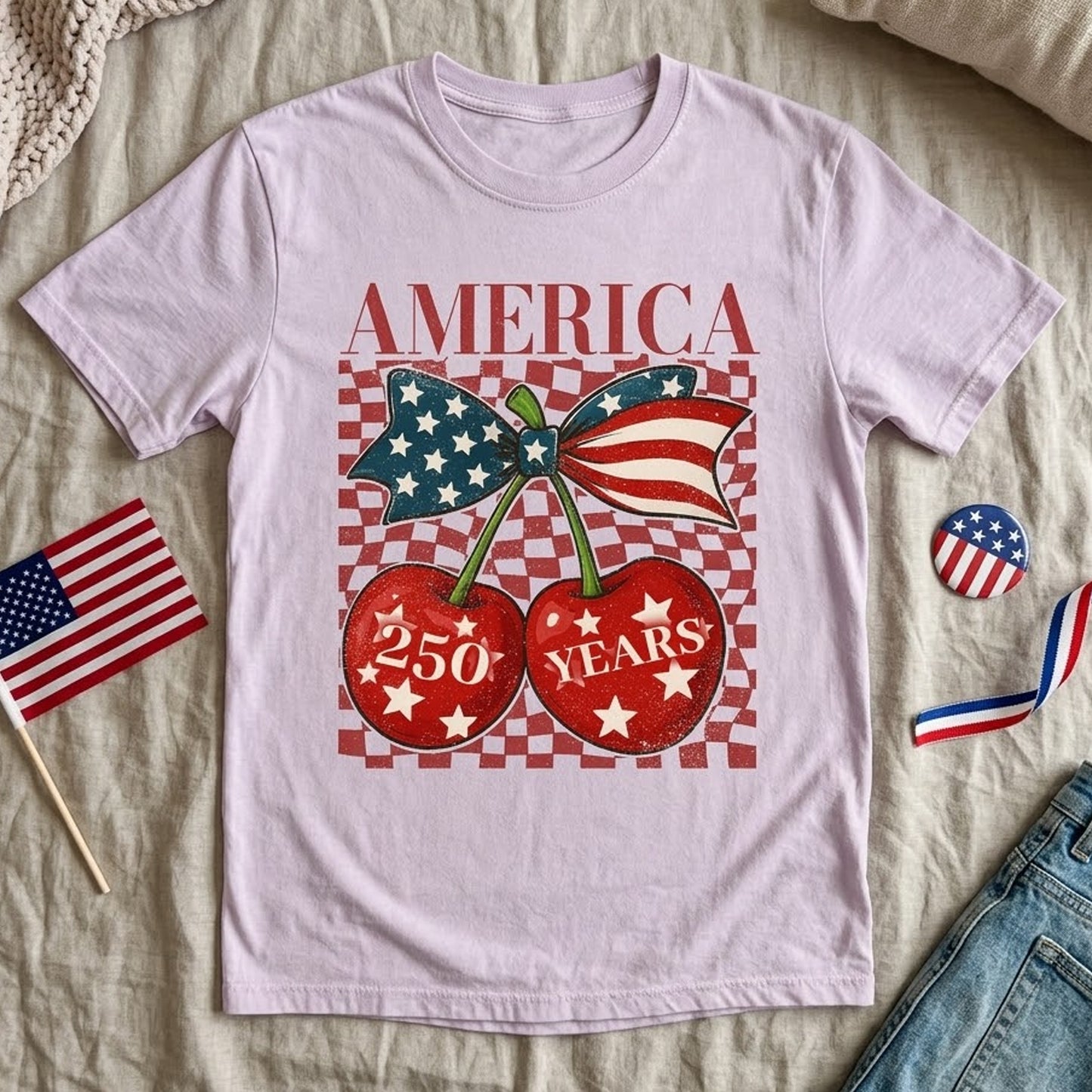 Cherry Independence 250 Years - Shirt