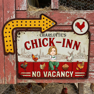 Chick-Inn - Personalized Metal Sign