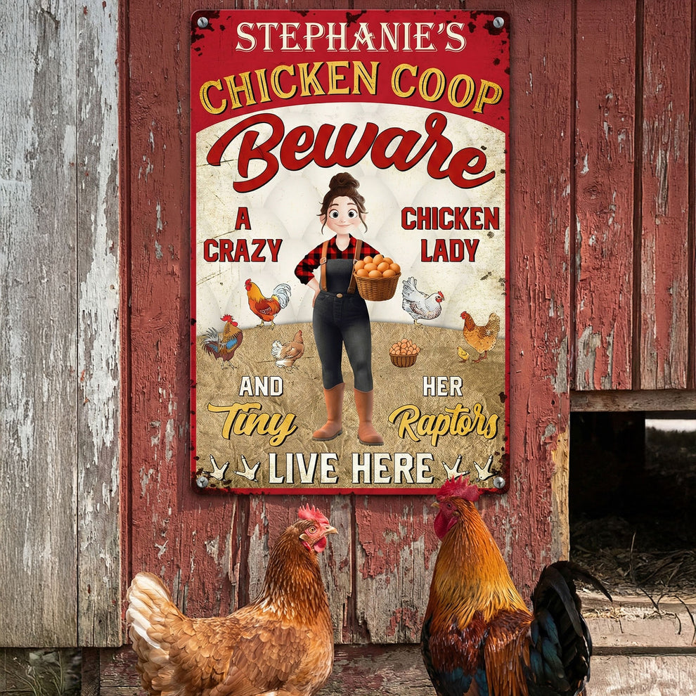 Chicken Rip Sign Chicken Coop - Personalized Metal Sign – Macorner
