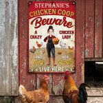 Chicken Coop - Personalized Metal Sign