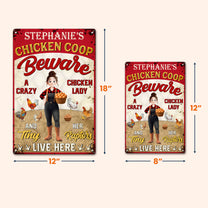 Chicken Coop - Personalized Metal Sign