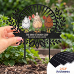 Chicken-Sign-Fluffy-Butt-Hut-Last-One-In-Is-A-Rotten-Egg-Personalized-Garden-Stake6