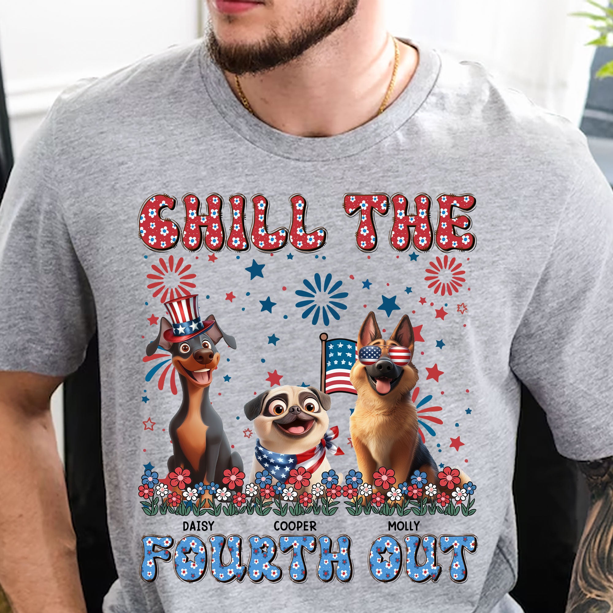 Chill The 4Th Out - Personalized Shirt