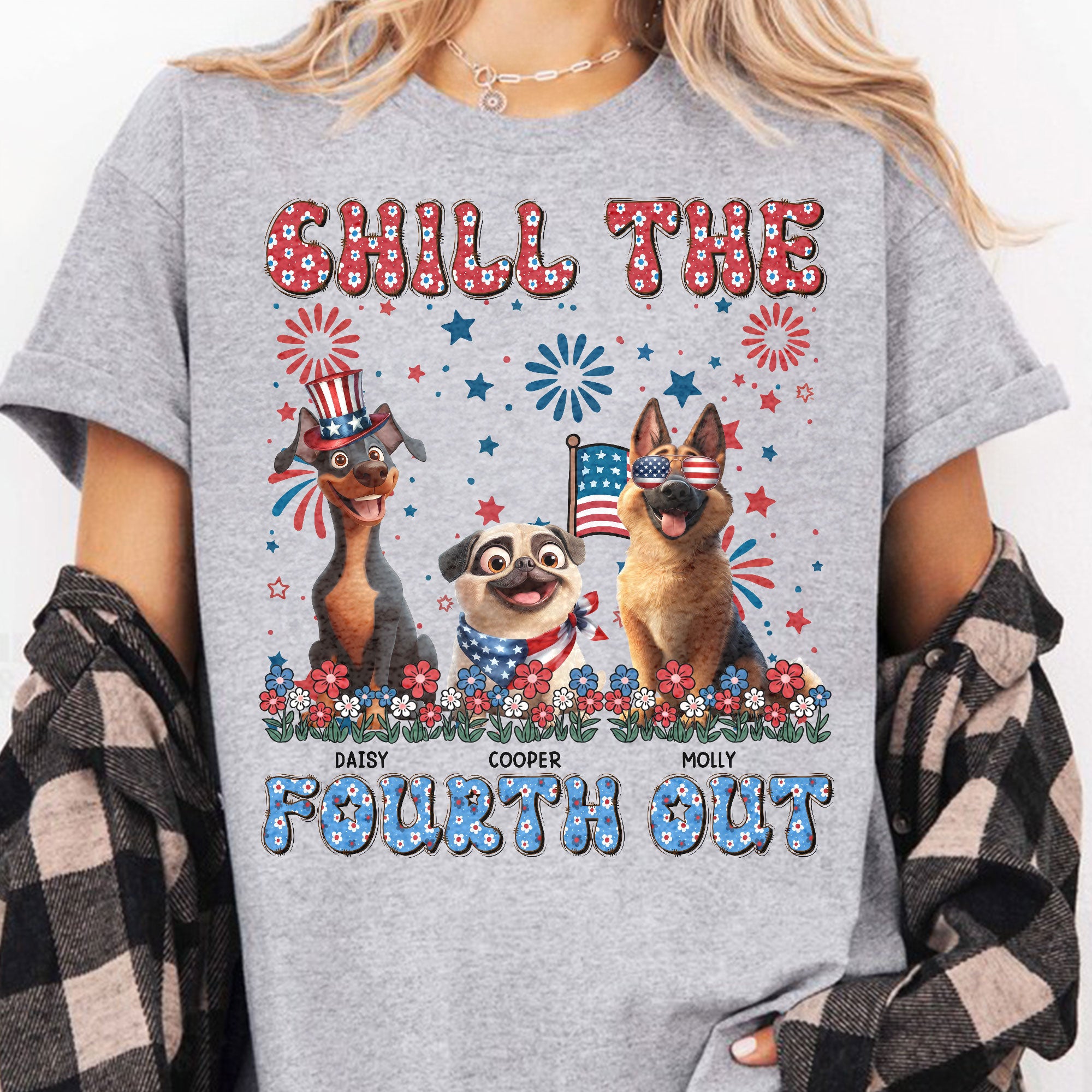 Chill The 4Th Out - Personalized Shirt