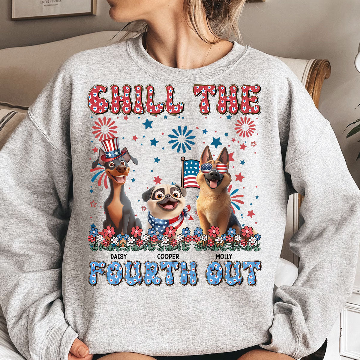Chill The 4Th Out - Personalized Shirt