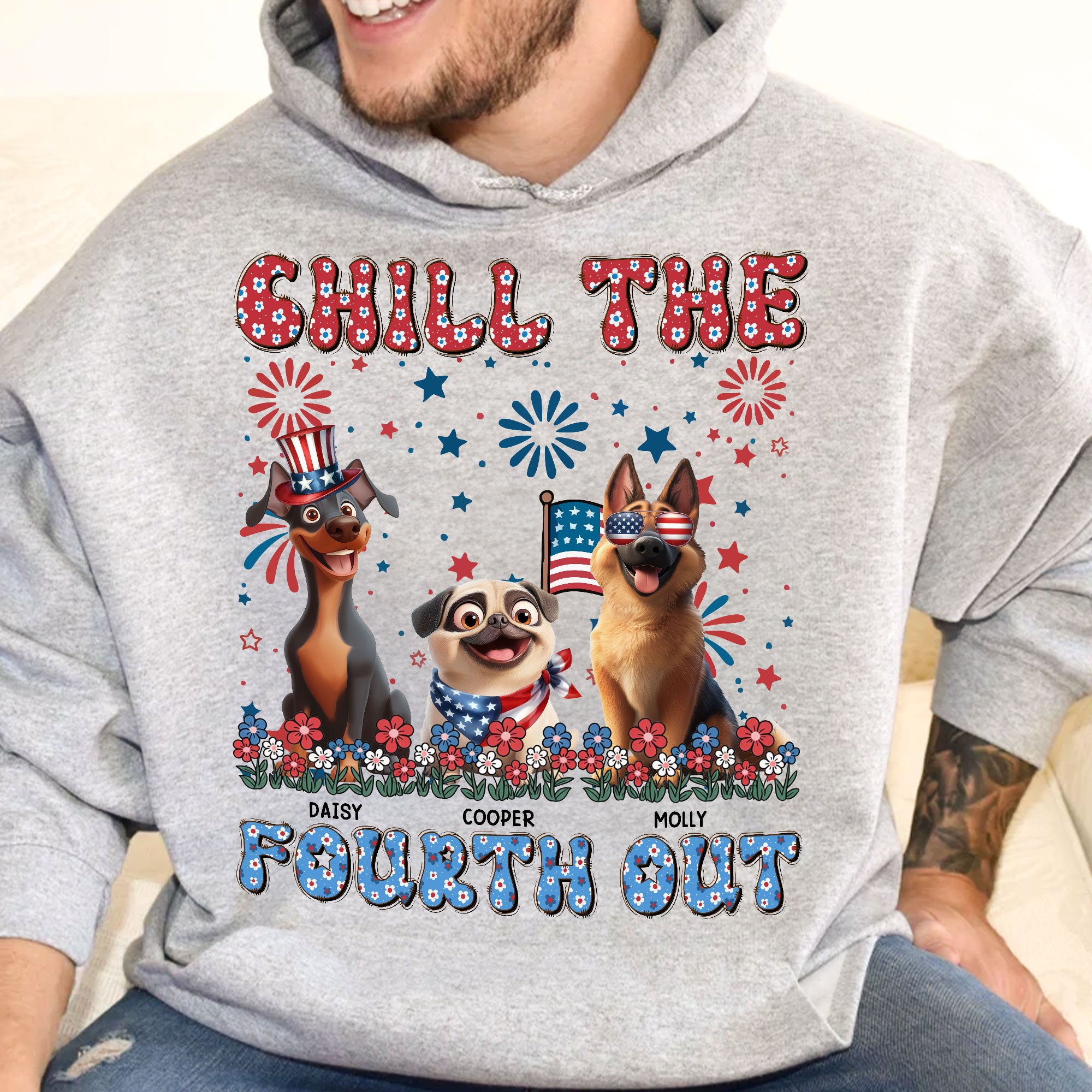 Chill The 4Th Out - Personalized Shirt