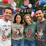 Chill The Fourth Out Funny Patriotic Goose Frog - Personalized Comfort Tee