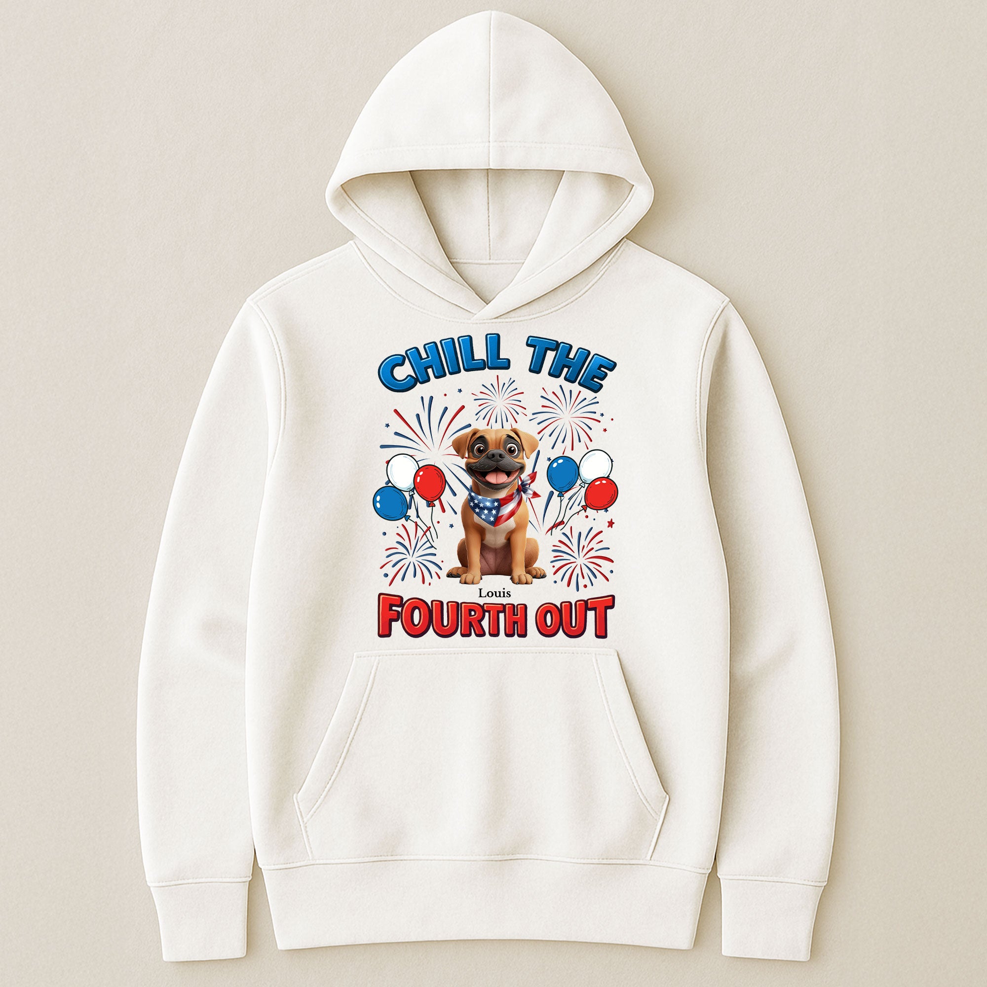 Chill The Fourth Out - Independence Day - Personalized Shirt