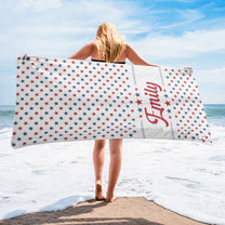 Chill-The-Fourth-Out-Red-White-&-250-Personalized-Beach-Towel-3