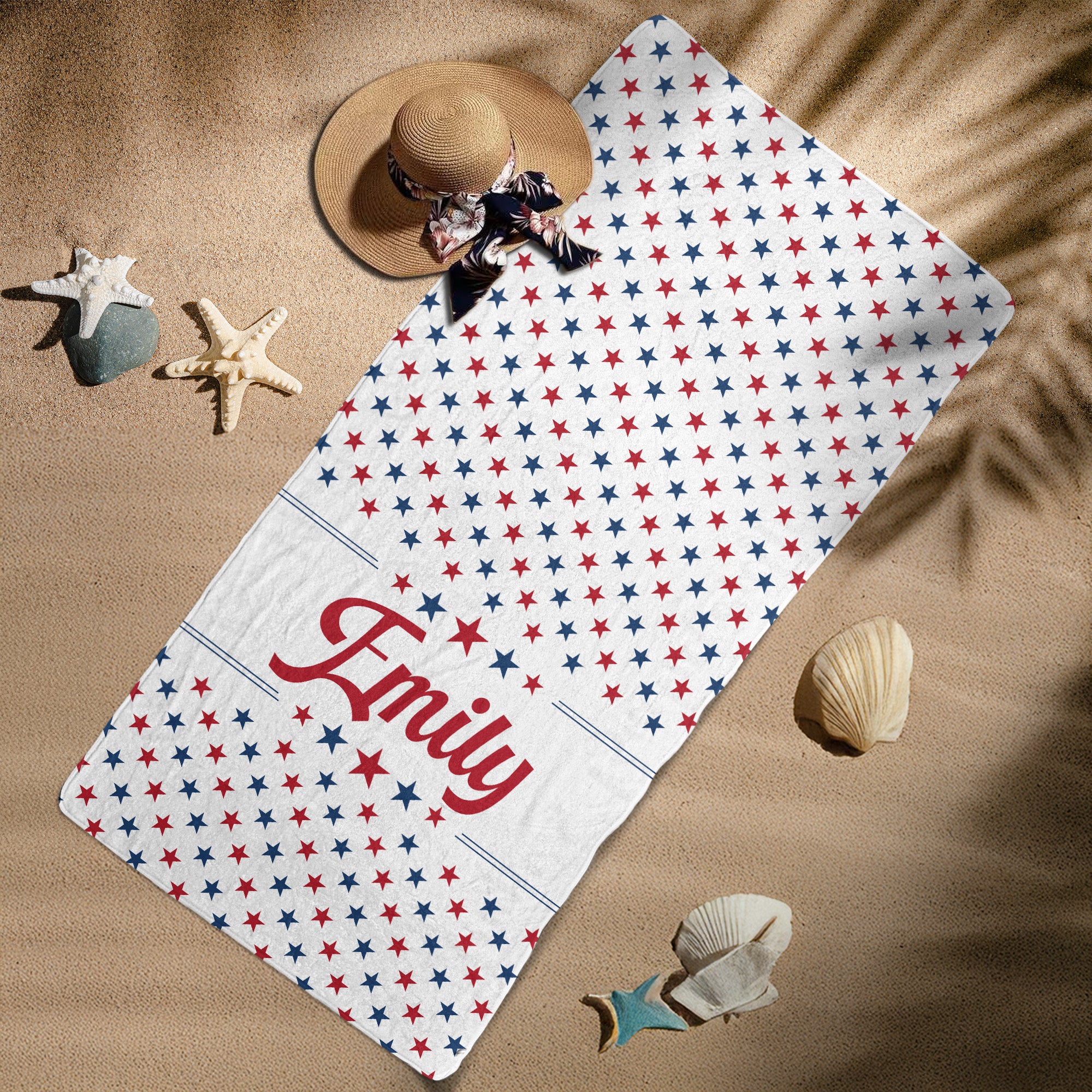 Chill-The-Fourth-Out-Red-White-&-250-Personalized-Beach-Towel-7