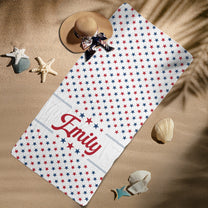 Chill-The-Fourth-Out-Red-White-&-250-Personalized-Beach-Towel-7