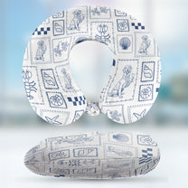 Chillin' Travel Vibes - Personalized U-Shaped Travel Neck Pillow