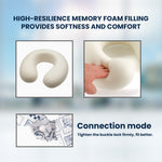 Chillin' Travel Vibes - Personalized U-Shaped Travel Neck Pillow
