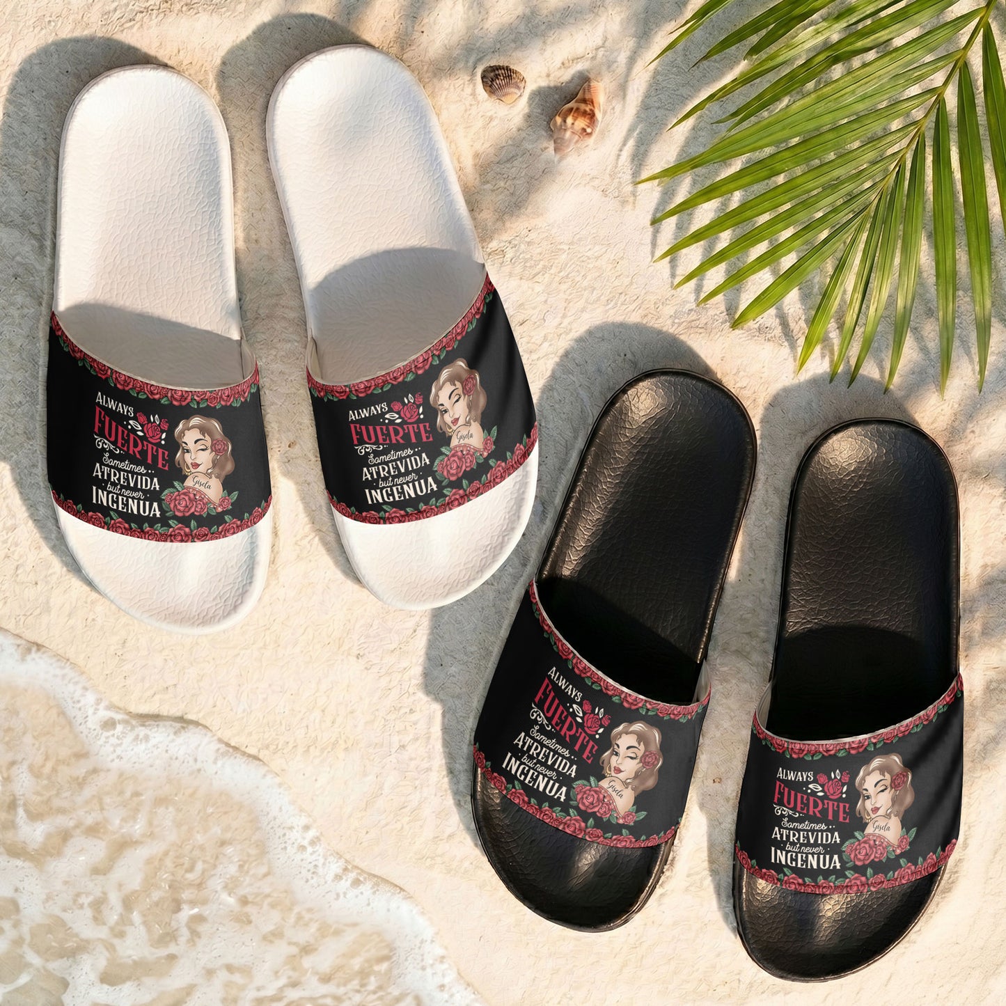 Chingona-Como-Mi-Madre-Humorous-Gift-For-Hispanics-Personalized-Sandals-3