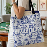 Chinoiserie-Mahjong-Custom-Name-Personalized-Tote-Bag-0