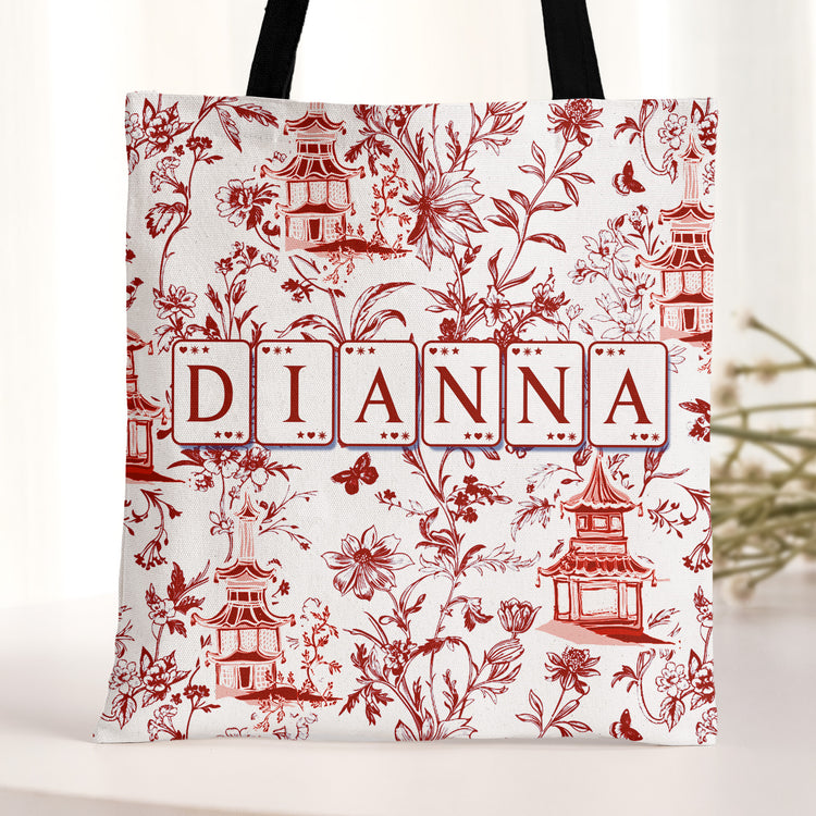 Chinoiserie-Mahjong-Custom-Name-Personalized-Tote-Bag-1
