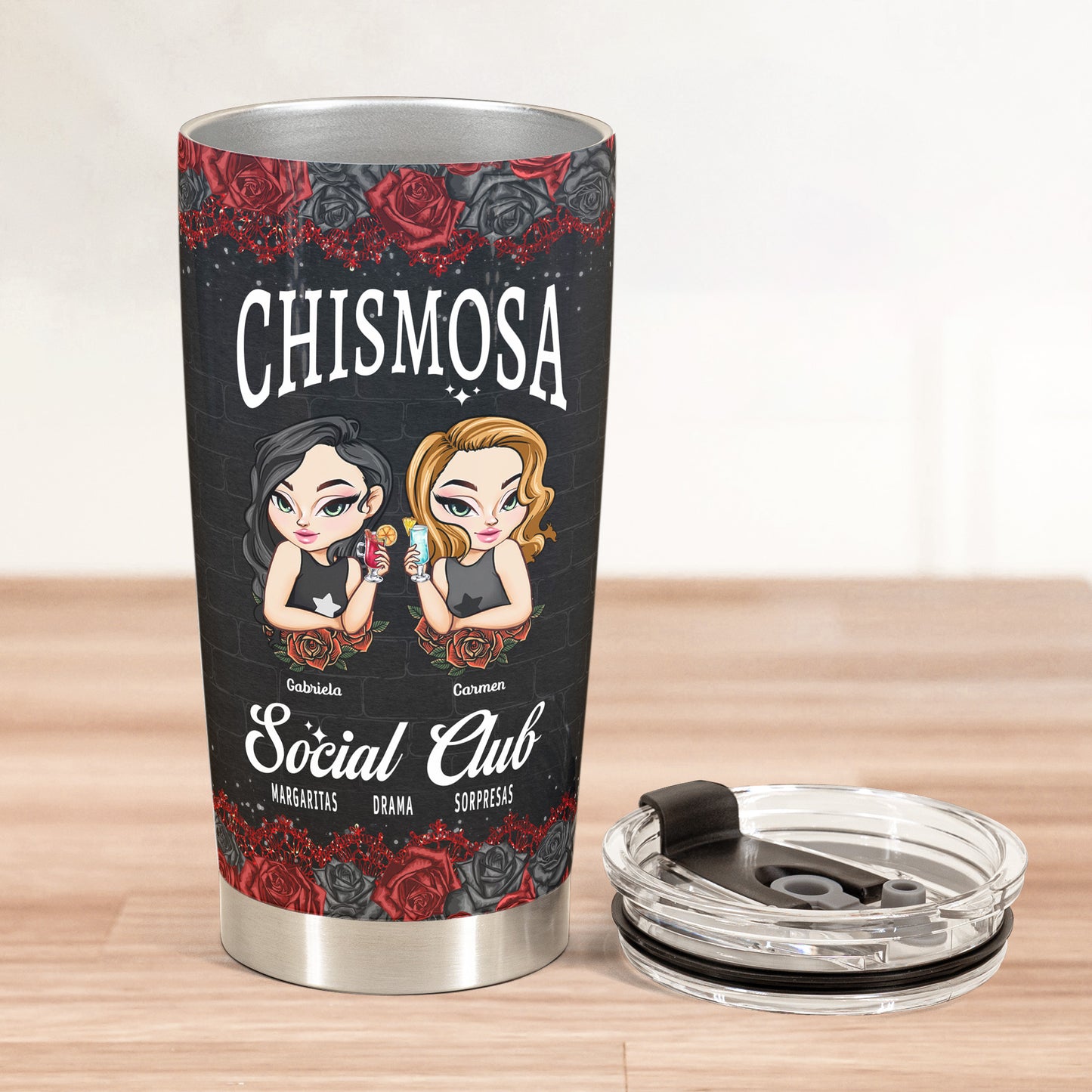 Chismosa Social Club Latina Hispanic Latinx Chisme Latinos - Personalized Tumbler Cup