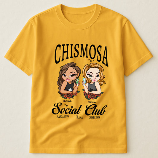 Chismosa Social Club Latina Hispanic Latinx Margarita Chisme - Personalized Shirt