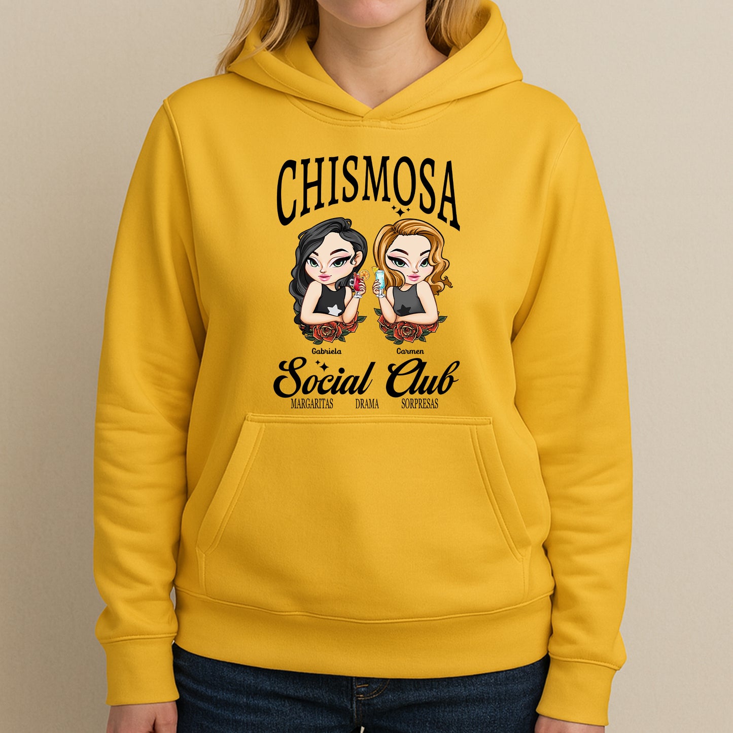 Chismosa Social Club Latina Hispanic Latinx Margarita Chisme - Personalized Shirt