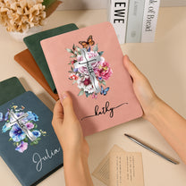 Christian Gift Faith Journal - Personalized Leather Journal