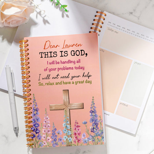 Christian Gifts Bible Study Notes For Her, Women, Wife, Daughter, Sister - Personalized Prayer Journal