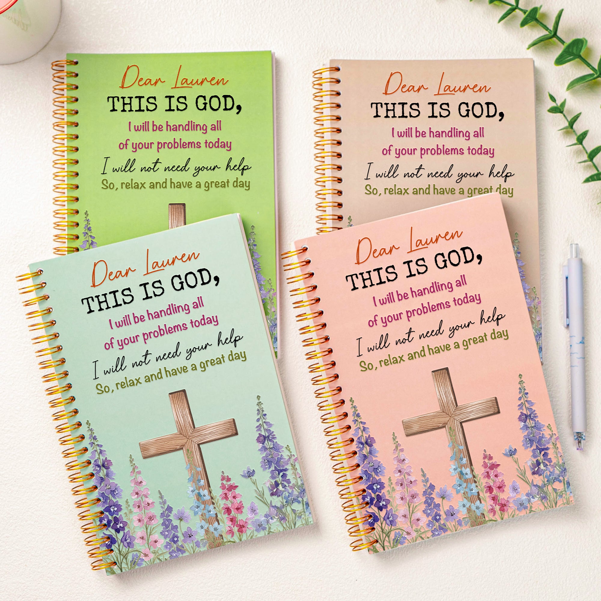 Christian Gifts Bible Study Notes For Her, Women, Wife, Daughter, Sister - Personalized Prayer Journal