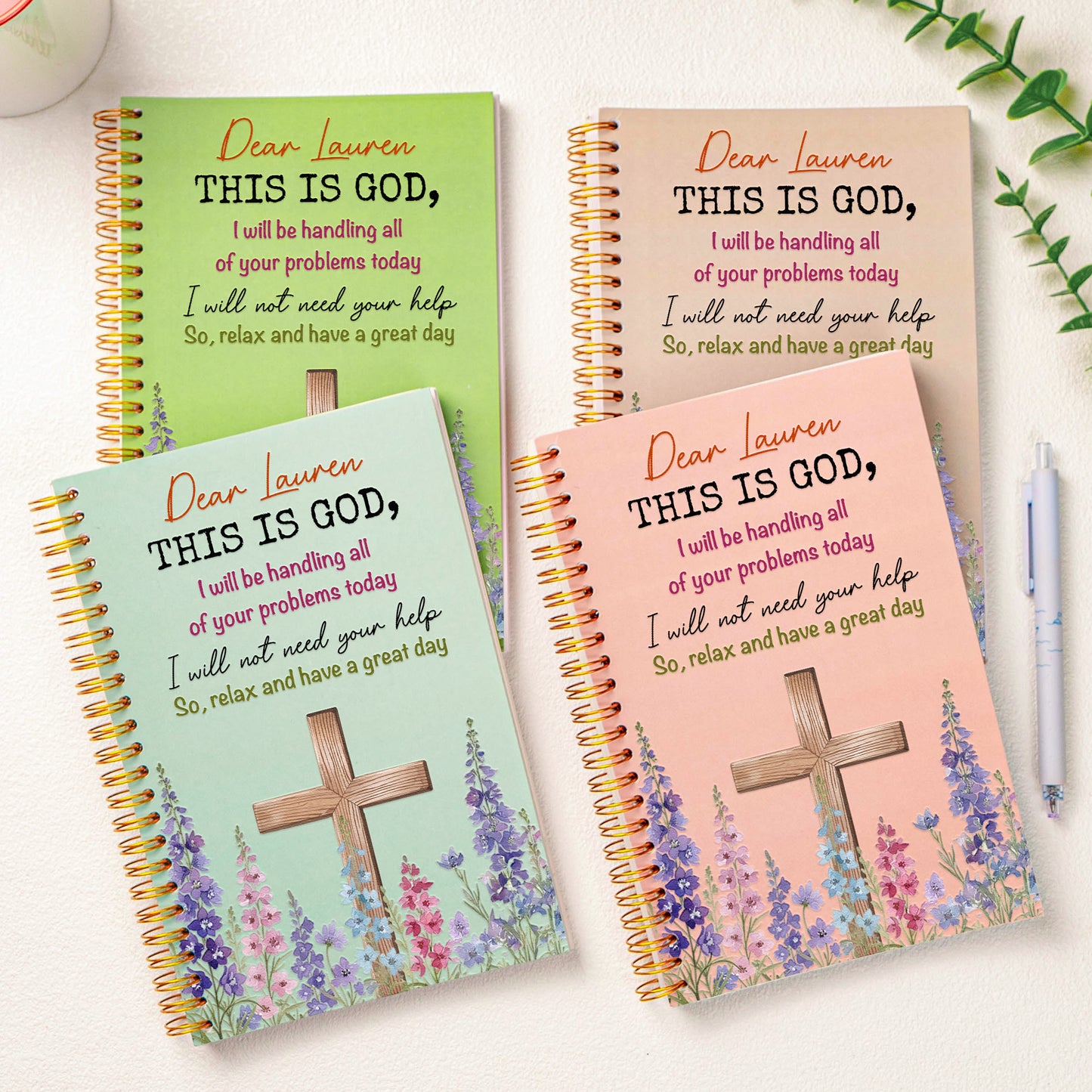 Christian Gifts Bible Study Notes For Her, Women, Wife, Daughter, Sister - Personalized Prayer Journal
