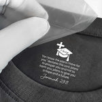 Christian Graduation Gift With Motivational Message For Son/Daughter - Personalized Shirt