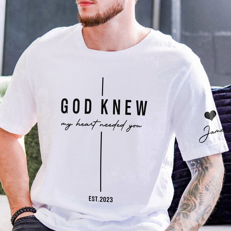 Christian_Couple_Matching_Shirts_Marriage_God_Knew_My_Heart_Needed_You_Personalized_Shirt_6
