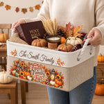 Christian-Cross-Custom-Thanksgiving-Fall-Season-Decors-For-Family-House,-Farm-House-Personalized-Storage-Basket-2