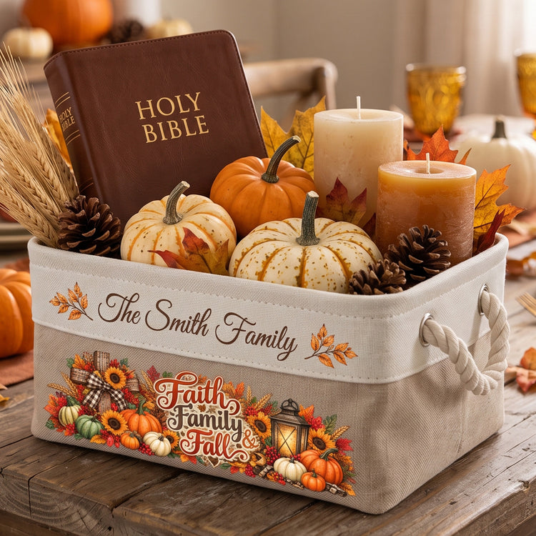 Christian-Cross-Custom-Thanksgiving-Fall-Season-Decors-For-Family-House,-Farm-House-Personalized-Storage-Basket-4