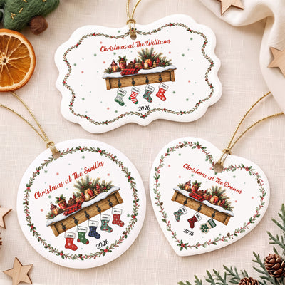 Christmas At The Family - Personalized Ornament