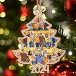 Christmas Custom Family Photo 2026 Christmas Tree - Personalized Wooden Ornament