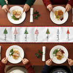 Christmas Family Tree - Personalized Table Runner